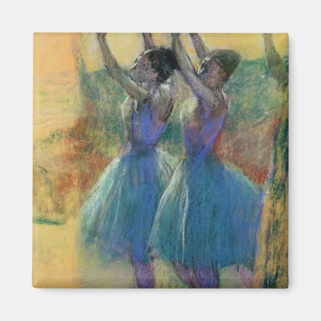 Edgar Degas | Två blå dansare Magnet (Framsidan)
