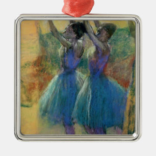 Edgar Degas   två blåttdansare Julgransprydnad Metall