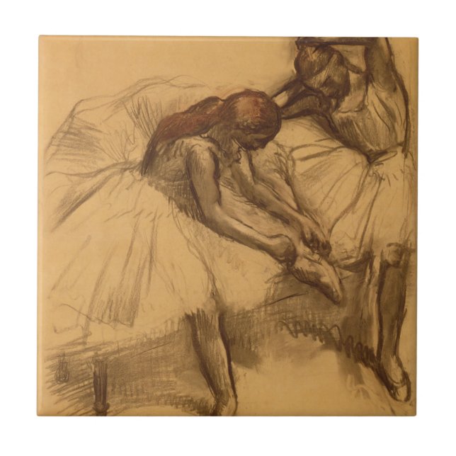 Edgar Degas | två dansare Kakelplatta (Framsidan)
