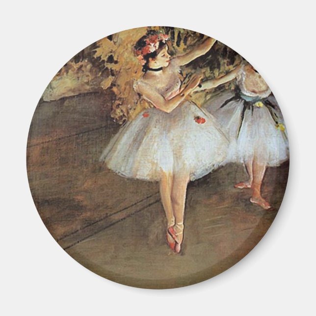 Edgar Degas - två dansare Magnet (Framsidan)
