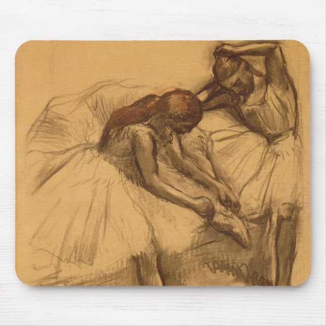 Edgar Degas | två dansare Musmatta (Framsidan)