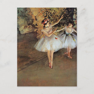 Edgar Degas - två dansare Vykort
