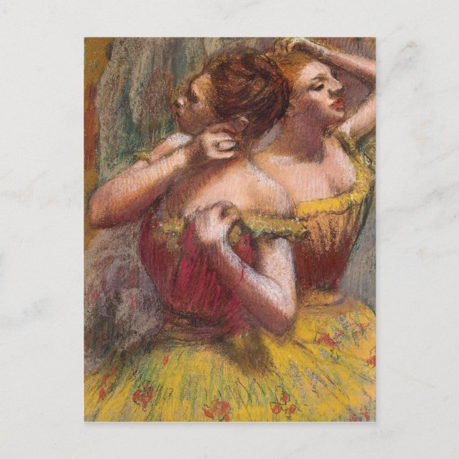 Edgar Degas | Två dansare Vykort (Framsida)