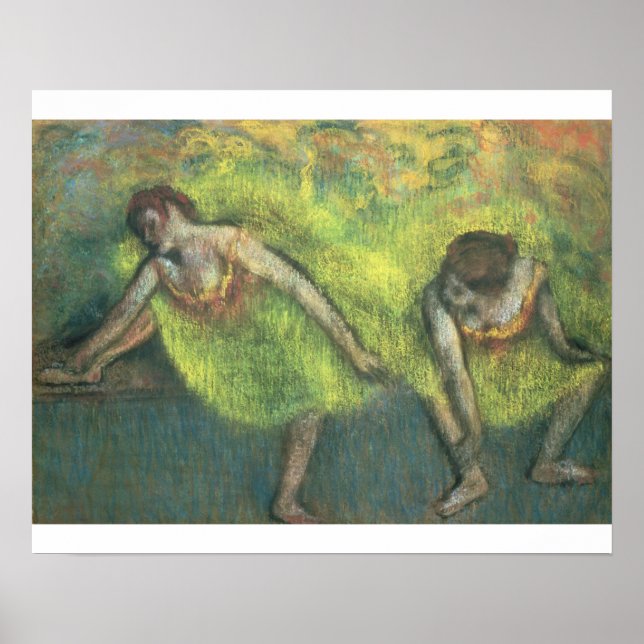 Edgar Degas | Två tänjbara dansare Poster (Framsidan)