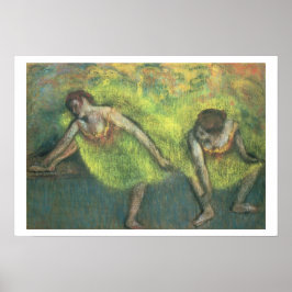 Edgar Degas | Två tänjbara dansare Poster