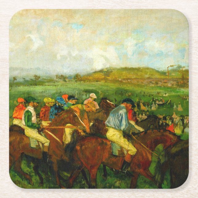 Edgar Degas  Underlägg Papper Kvadrat (Framsidan)