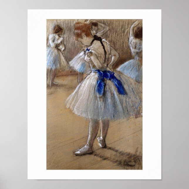 Edgar Degas | Undersökning av en dansare Poster (Framsidan)