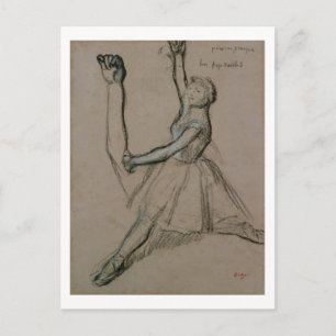 Edgar Degas Undersökning av en dansare Vykort
