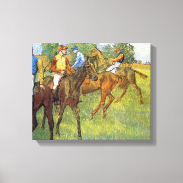 Edgar Degas - Väg upp Canvastryck (Framsida)