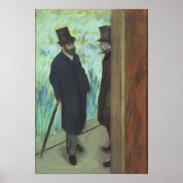 Edgar Degas | Vänner på teatern Poster