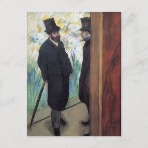 Edgar Degas: Vänner på teatern Vykort