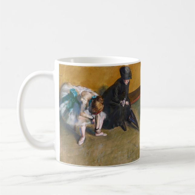 Edgar Degas - Väntar Kaffemugg (Vänster)