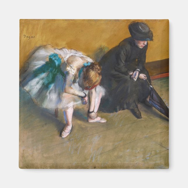 Edgar Degas - Väntar Magnet (Framsidan)