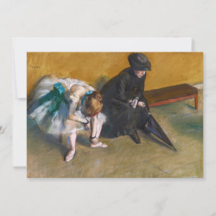 Edgar Degas - Väntar Tack Kort