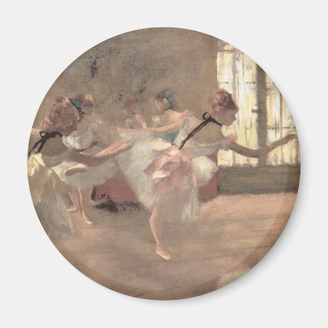 Edgar Degas, Vintage Ballet Art Magnet (Framsidan)