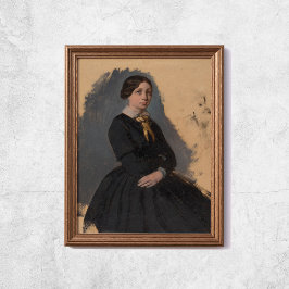 Edgar Degas Young Woman Impressionism Art Poster