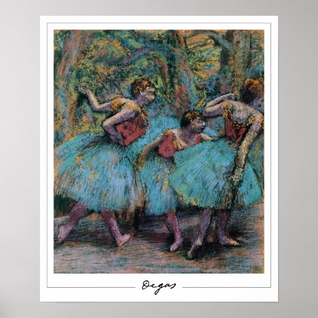 Edgar Degas Zedign Art Affisch #26 (Framsidan)