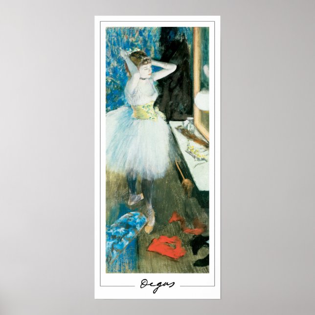 Edgar Degas Zedign Art Affisch #27-2 (Framsidan)
