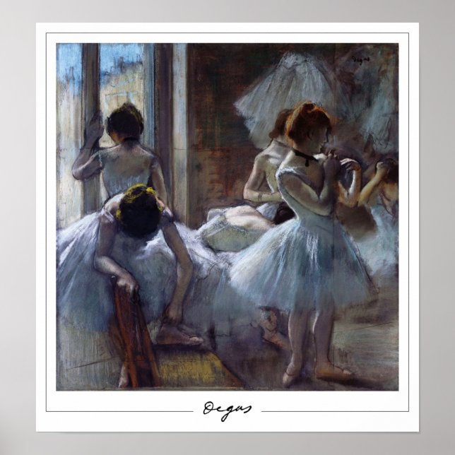 Edgar Degas Zedign Art Poster #1 (Framsidan)