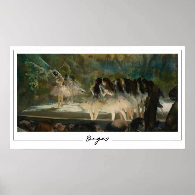 Edgar Degas Zedign Art Poster #21-2 (Framsidan)