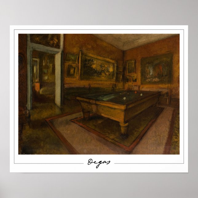 Edgar Degas Zedign Art Poster #24-2 (Framsidan)