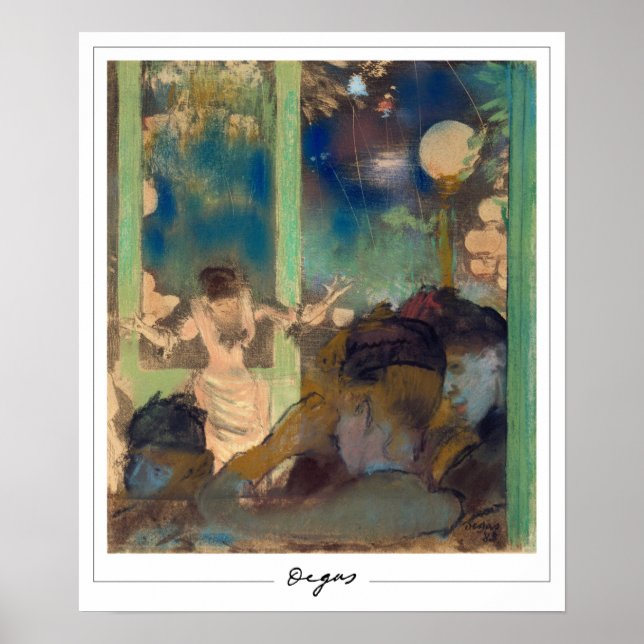 Edgar Degas Zedign Art Poster #28 (Framsidan)