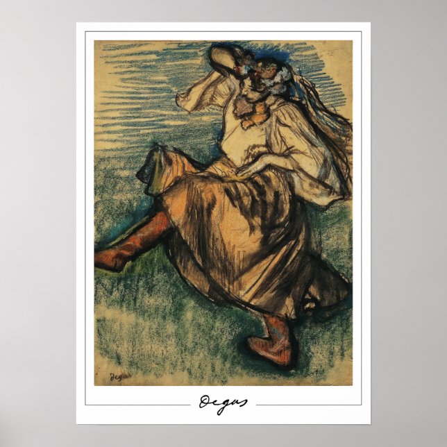 Edgar Degas Zedign Art Poster #285-2 (Framsidan)