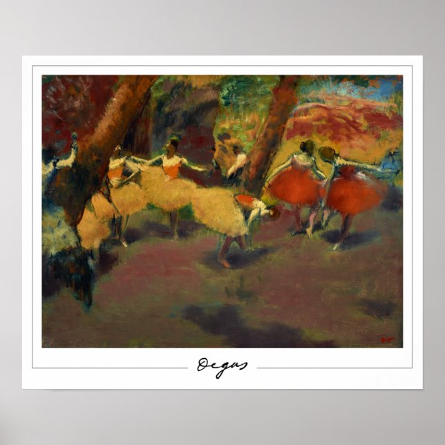 Edgar Degas Zedign Art Poster #28-2 (Framsidan)