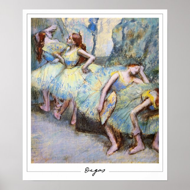 Edgar Degas Zedign Art Poster #337-2 (Framsidan)