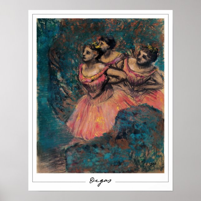 Edgar Degas Zedign Art Poster #37 (Framsidan)