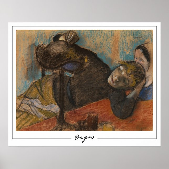 Edgar Degas Zedign Art Poster #408-2 (Framsidan)