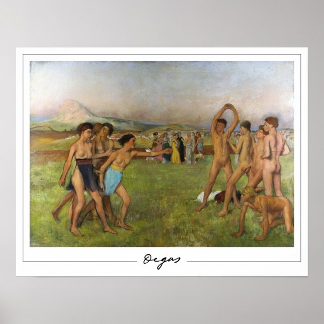 Edgar Degas Zedign Art Poster nr 139 (Framsidan)