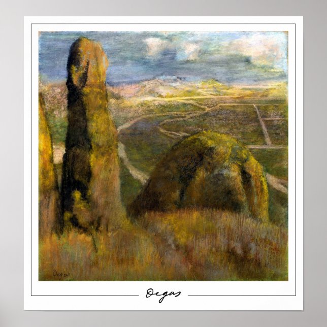 Edgar Degas Zedign Art Poster nr 19 (Framsidan)