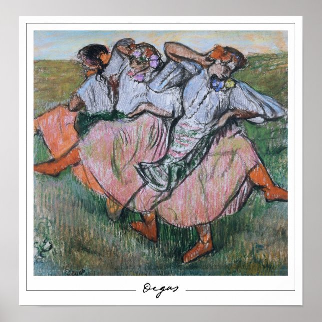Edgar Degas Zedign Art Poster nr 413 (Framsidan)