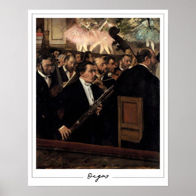 Edgar Degas Zedign konstaffisch #12 Poster (Framsidan)