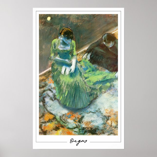 Edgar Degas Zedign konstaffisch #159-2 Poster (Framsidan)