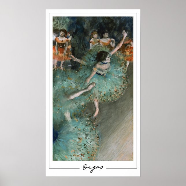 Edgar Degas Zedign konstaffisch #18 Poster (Framsidan)