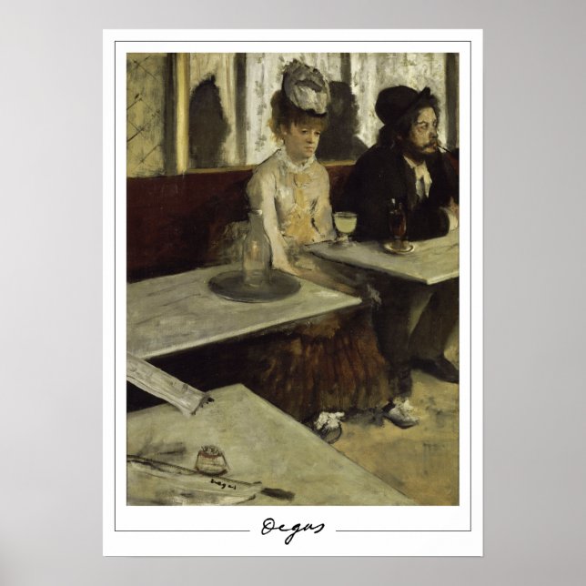 Edgar Degas Zedign konstaffisch #1-2 Poster (Framsidan)