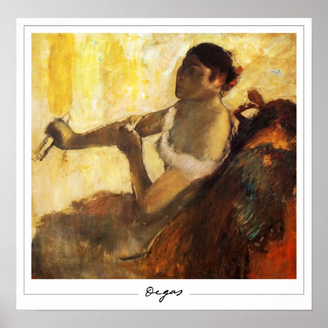 Edgar Degas Zedign konstaffisch #300-2 Poster (Framsidan)
