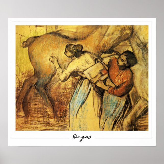 Edgar Degas Zedign konstaffisch #341-2 Poster (Framsidan)