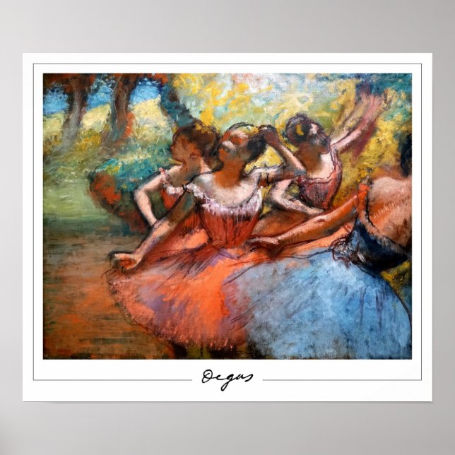 Edgar Degas Zedign konstaffisch #408 Poster (Framsidan)