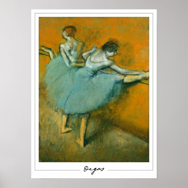 Edgar Degas Zedign konstaffisch #4-2 Poster (Framsidan)