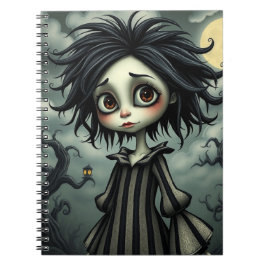 Edgar Gothic Boy Anteckningsbok