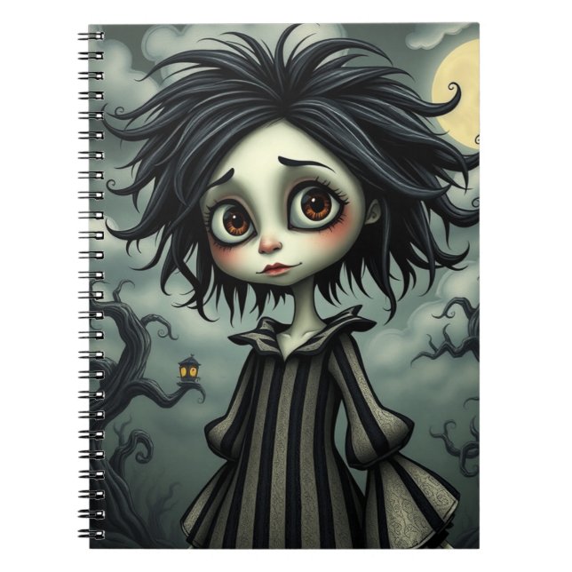 Edgar Gothic Boy Anteckningsbok (Framsidan)