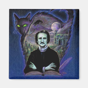 Edgar gotiska Allan Poe Magnet