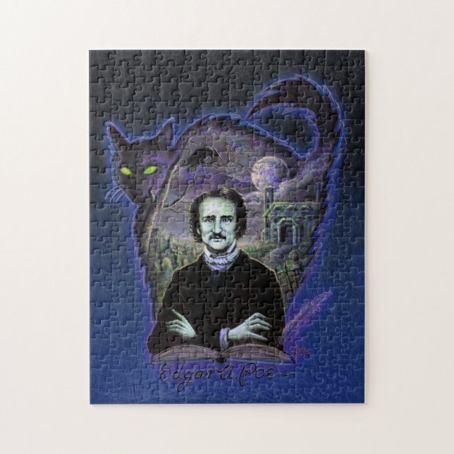 Edgar gotiska Allan Poe Pussel (Vertikal)