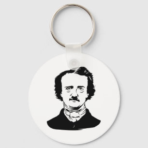 Edgar korpsvarta Allen Poe Nyckelring