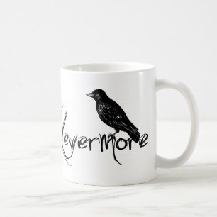 Edgar korpsvarta Allen Poe rånar Nevermore Kaffemugg