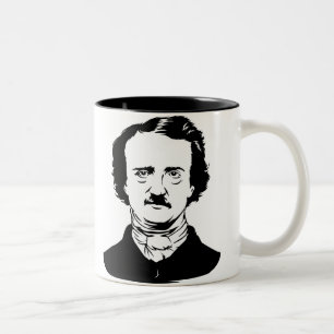 Edgar korpsvarta Allen Poe Två-Tonad Mugg
