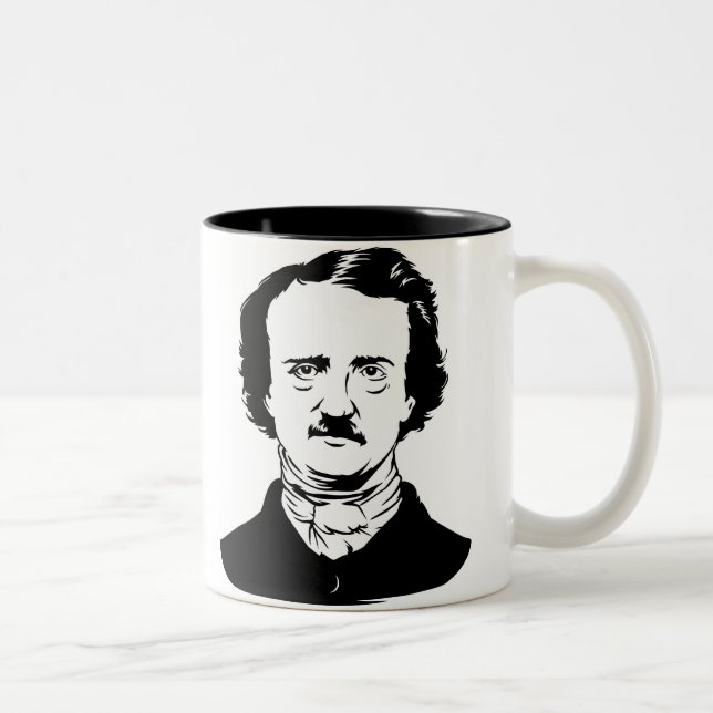 Edgar korpsvarta Allen Poe Två-Tonad Mugg (Höger)
